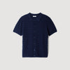 Sponge Shirt Mc  Knit Jumper Navy Blue