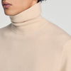 Cashmere Turtleneck Roll neck cashmere jumper Beige