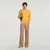 Cashmere Turtleneck Roll neck cashmere jumper Mustard