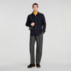 Felted Shirt Boiled wool overshirt Navy Blue