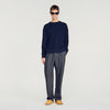 Sponge Crewneck  Knit Jumper Navy Blue