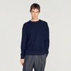 Sponge Crewneck  Knit Jumper Navy Blue
