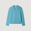 Mohair Shirt Cardigan Alpaca and wool cardigan Turquoise