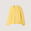 Mohair Shirt Cardigan Alpaca and wool cardigan Yellow