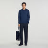 Pablo Polo Ls Long-sleeved polo shirt Navy Blue