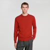 Cashmere Crewneck Cashmere crew neck jumper Burnt Orange
