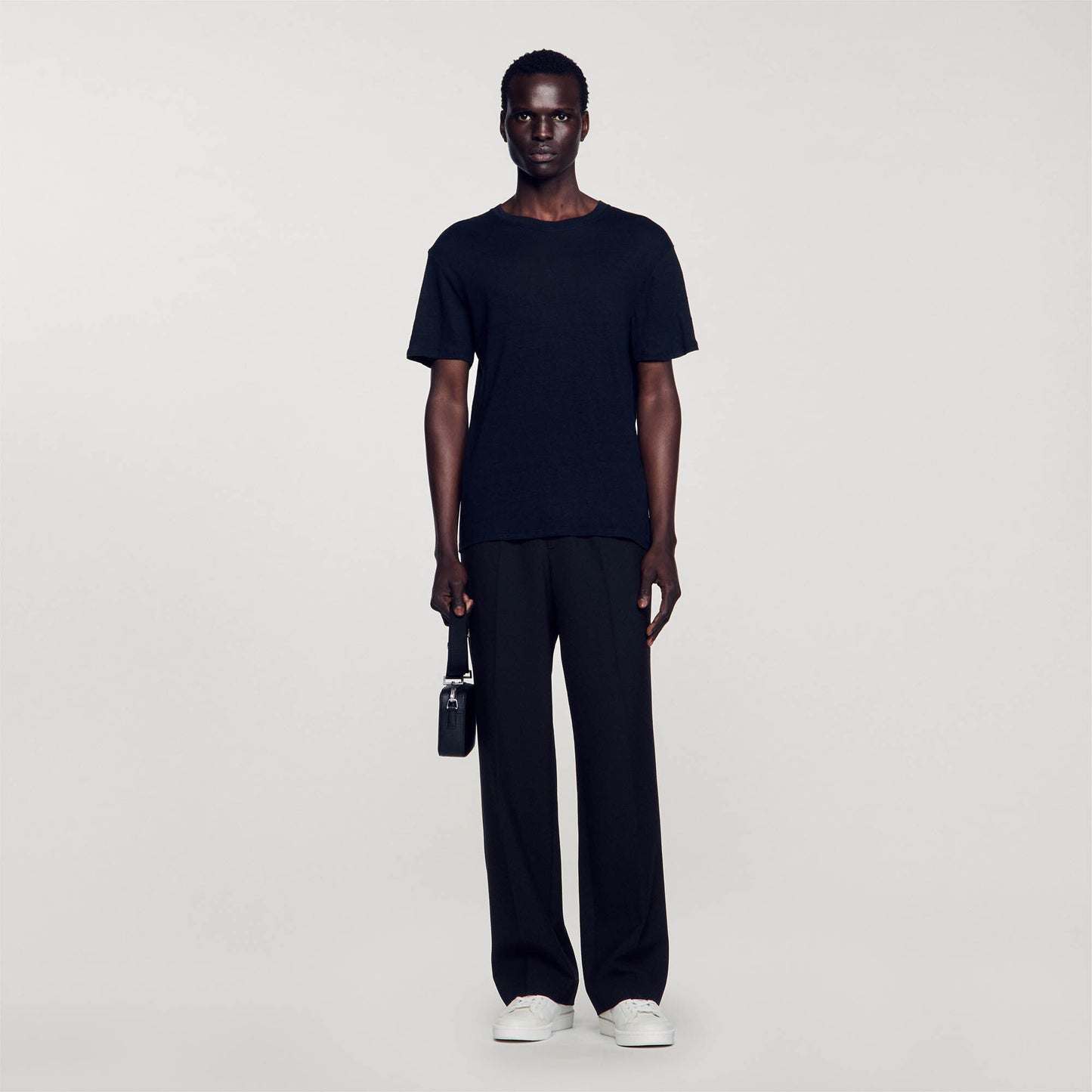 Linen T-Shirt Black