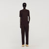 Clash Linen T-Shirt Black Brown