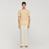Clash Linen T-Shirt Butter Cream