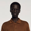 Beach Linen Polo Shirt Sand