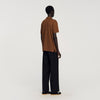 Beach Linen Polo Shirt Sand