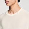 Silvio Round Neck T-Shirt Ivory.