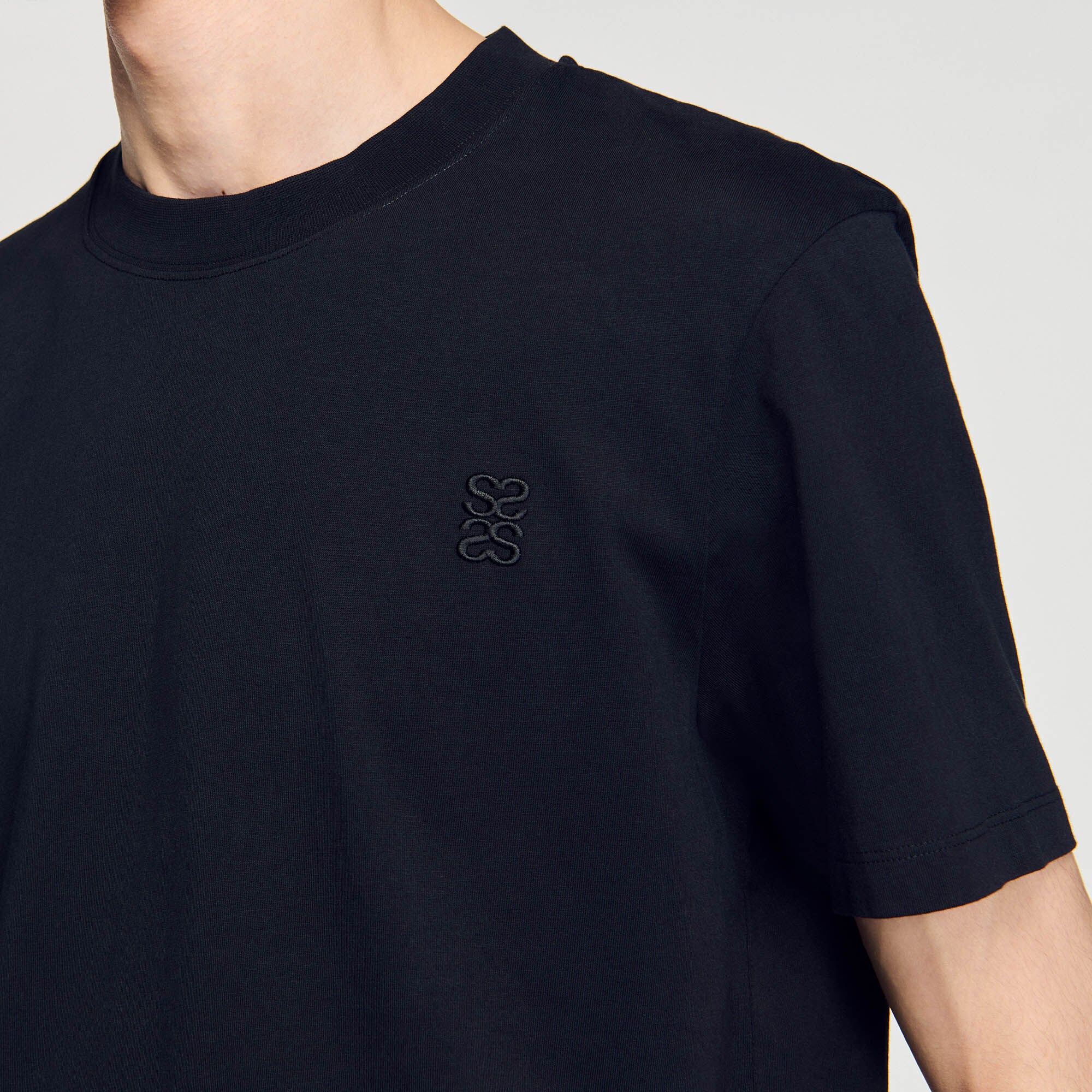 Dual Gender Tee Cotton T-Shirt Black