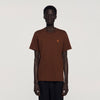 Leather Logo T Shirt Ginger Bread