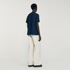 Atelier Tee T-Shirt With Appliqué Logo Midnight Blue