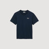 Atelier Tee T-Shirt With Appliqué Logo Midnight Blue