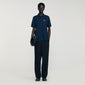 Atelier Polo Cotton Piqué Polo Shirt Midnight Blue
