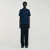 Atelier Polo Cotton Piqué Polo Shirt Midnight Blue