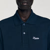 Atelier Polo Cotton Piqué Polo Shirt Midnight Blue