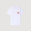 Horse Tee Embroidered Horse Cotton T-Shirt White