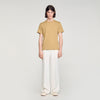 Sandro Logo Tee Cotton T-Shirt Beige