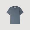 Sandro Logo Tee Cotton T-Shirt Grey / Blue