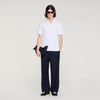 Retro Ss Polo Logo Polo Shirt WHITE