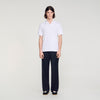Retro Ss Polo Logo Polo Shirt WHITE