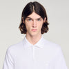 Retro Ss Polo Logo Polo Shirt WHITE