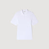 Retro Ss Polo Logo Polo Shirt WHITE