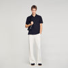Retro Ss Polo Logo Polo Shirt BLACK