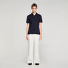 Retro Ss Polo Logo Polo Shirt BLACK