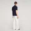 Retro Ss Polo Logo Polo Shirt BLACK