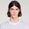 Striped T Shirt White Black