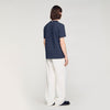 Striped T Shirt Marine Blanc