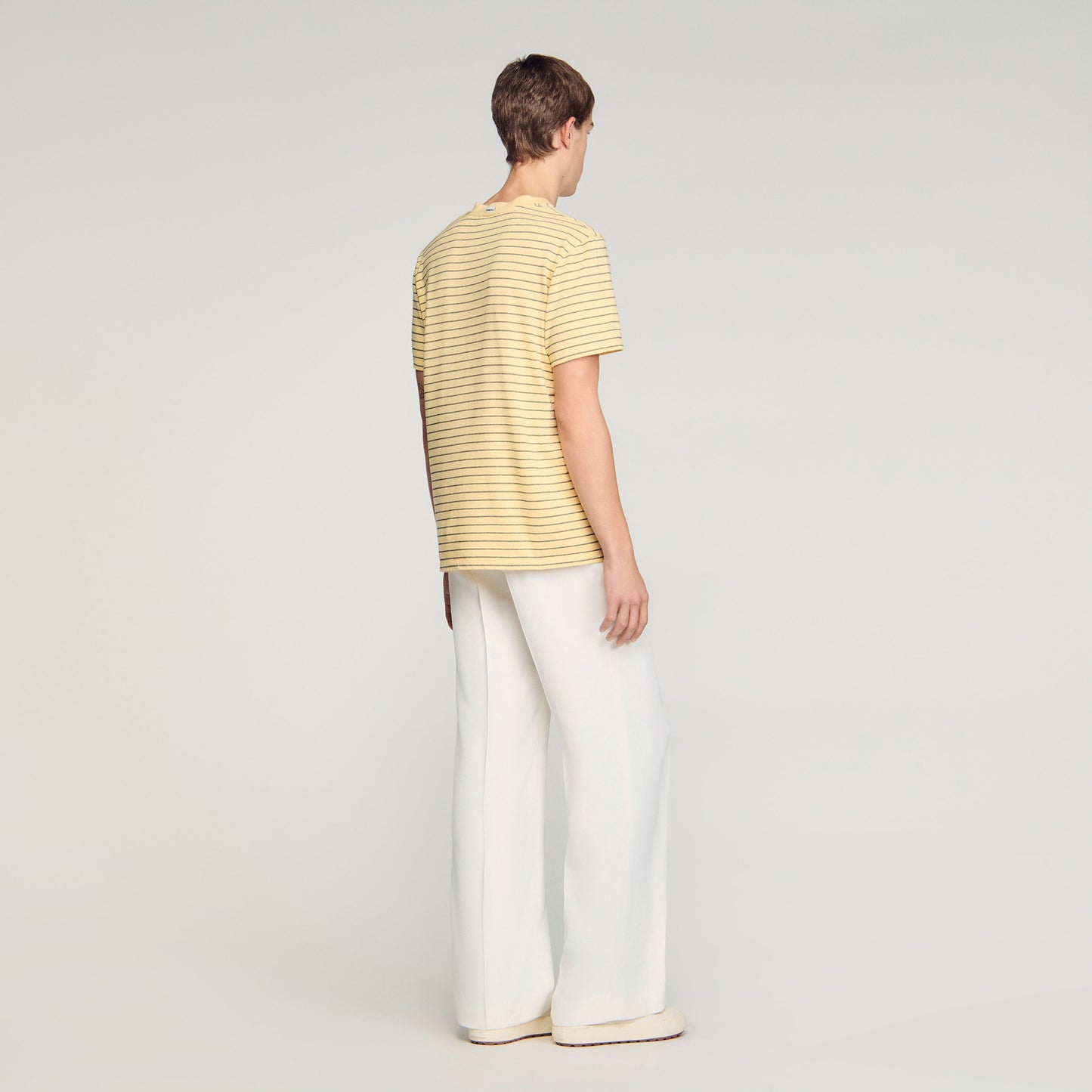 Striped T Shirt Yellow Black