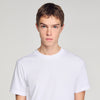 T Shirt With Double S Patch White
