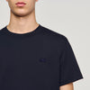T Shirt With Double S Patch Navy Blue