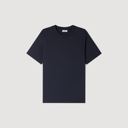 Retro Ss Classic Tee T-Shirt With Double S Patch Navy Blue