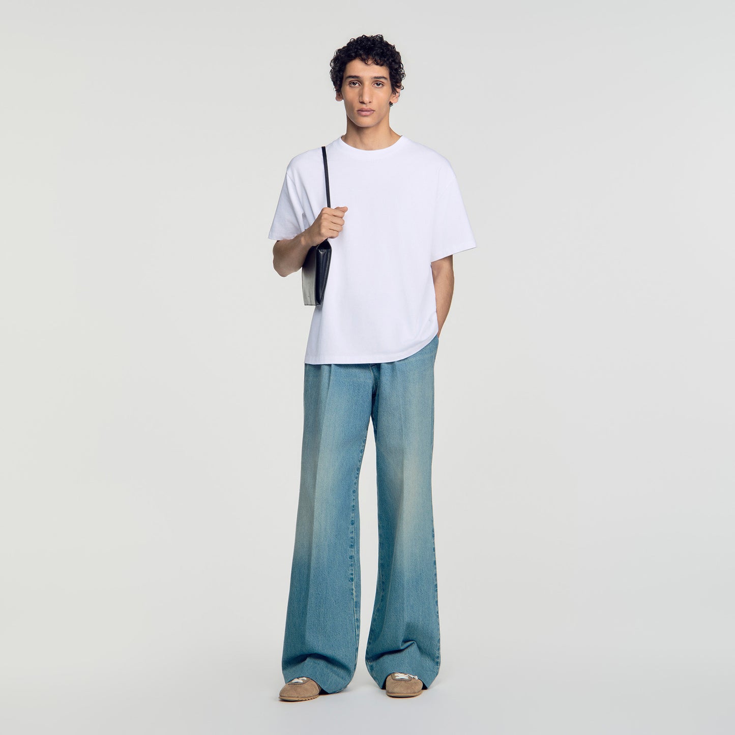 Oversize Sandro Tee Oversized T-shirt White