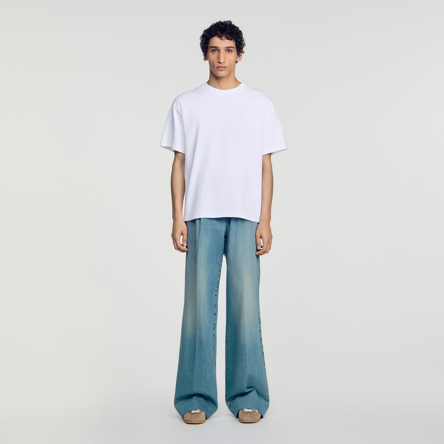 Oversize Sandro Tee Oversized T-shirt White