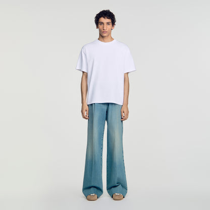 Oversize Sandro Tee Oversized T-shirt White