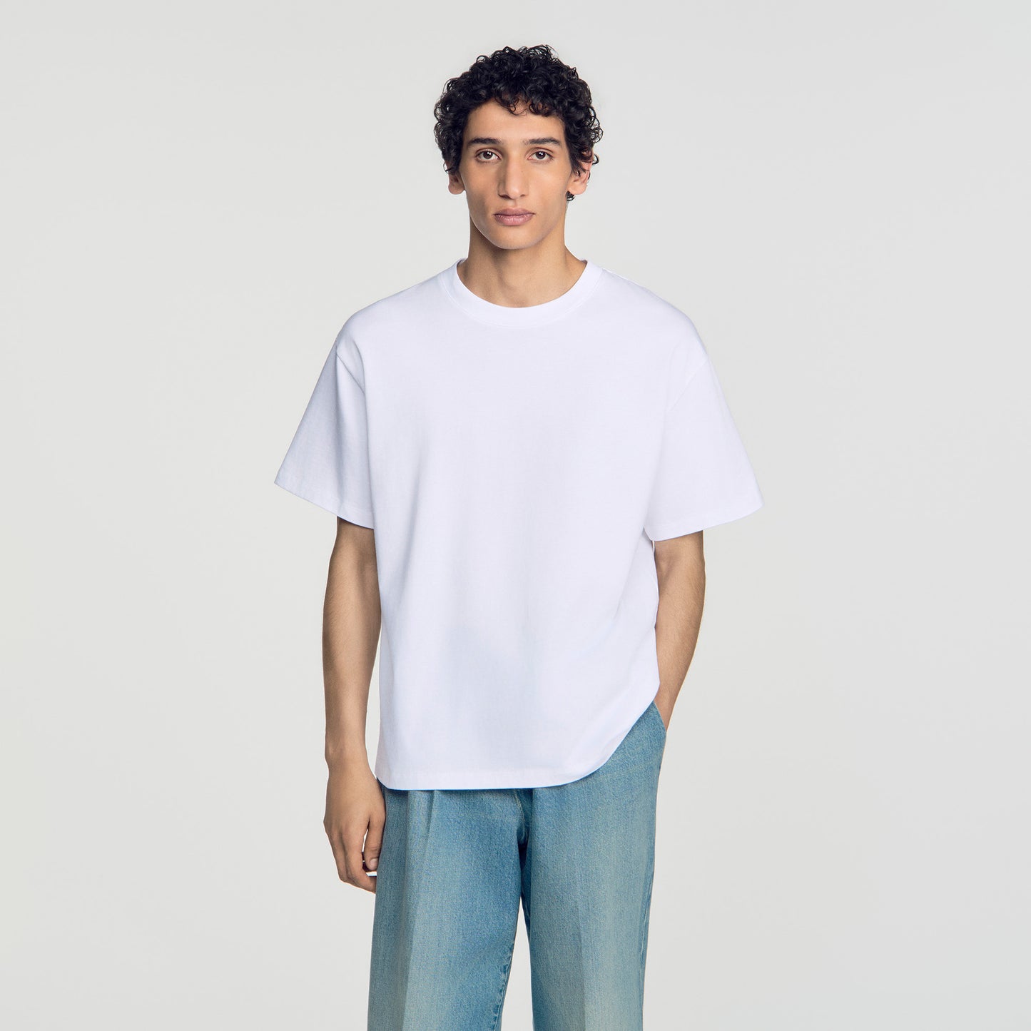 Oversize Sandro Tee Oversized T-shirt White