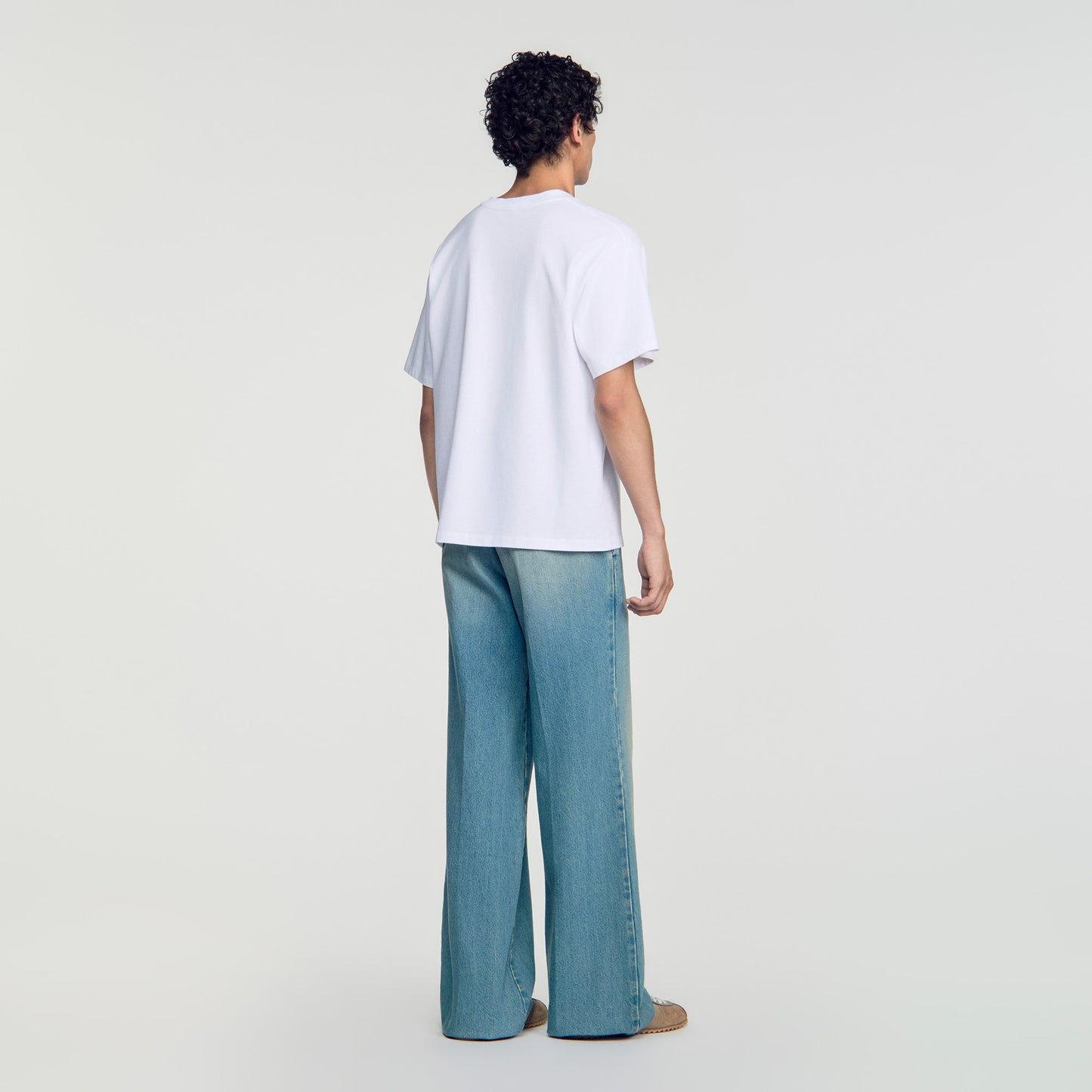 Oversize Sandro Tee Oversized T-shirt White