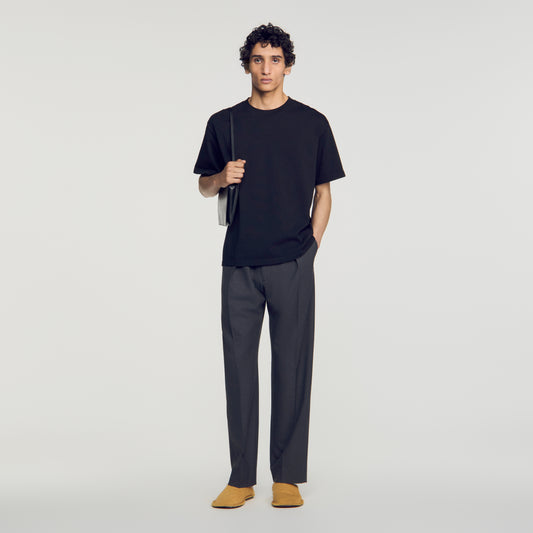 Oversize Sandro Tee Oversized T-shirt Black