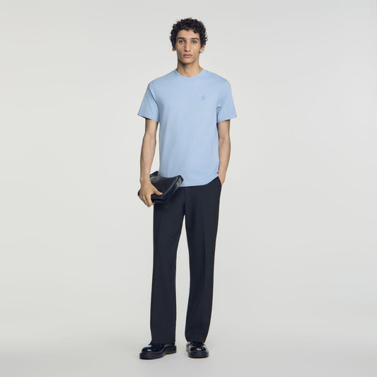 Tshirt Tonal Patch 4S  T-shirt Blue Grey