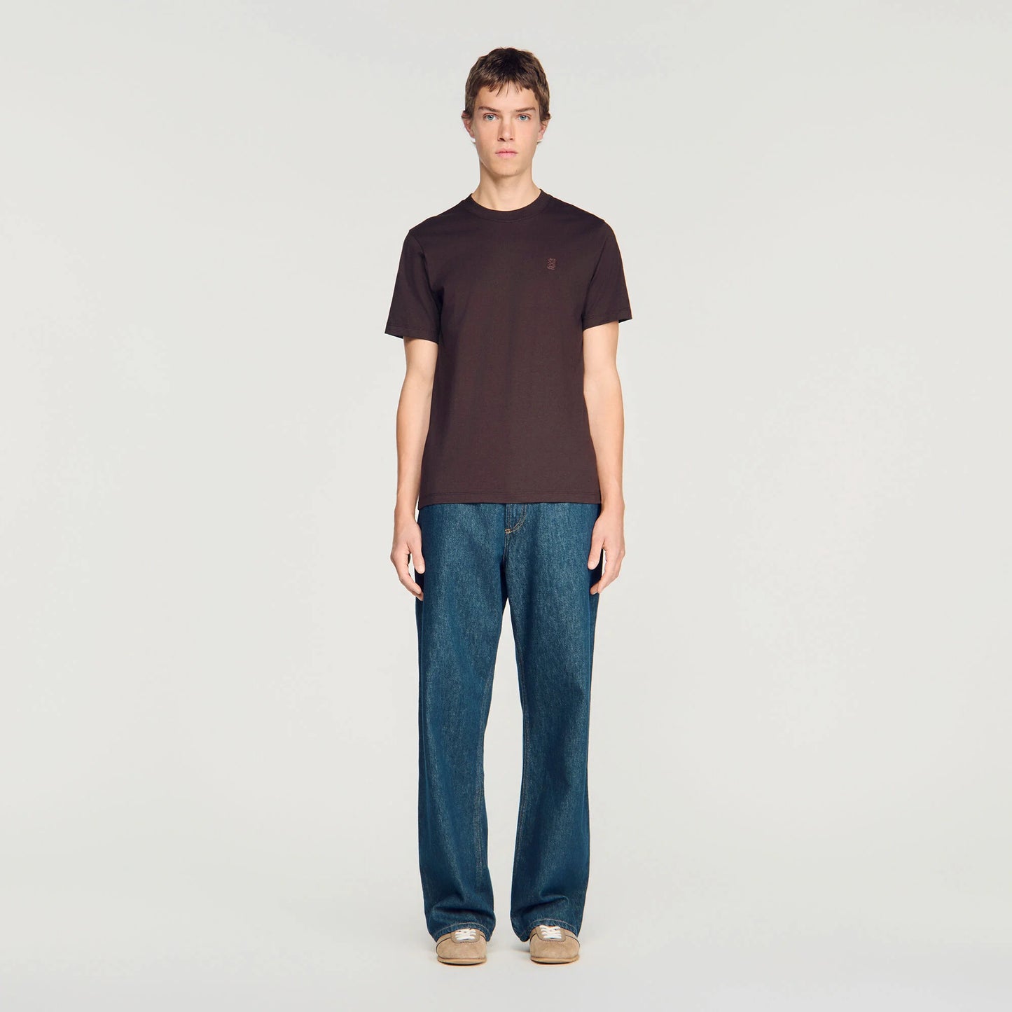 Tshirt Tonal Patch 4S  T-shirt Chocolate