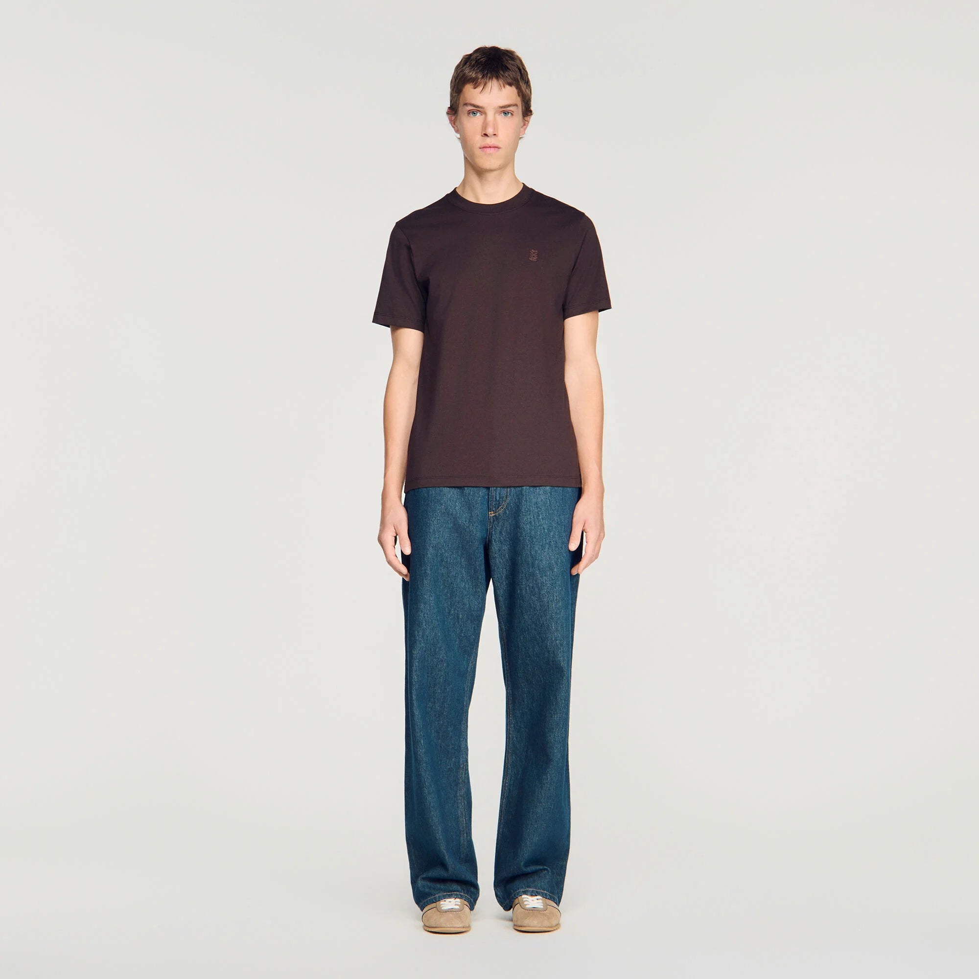 Tshirt Tonal Patch 4S  T-shirt Chocolate