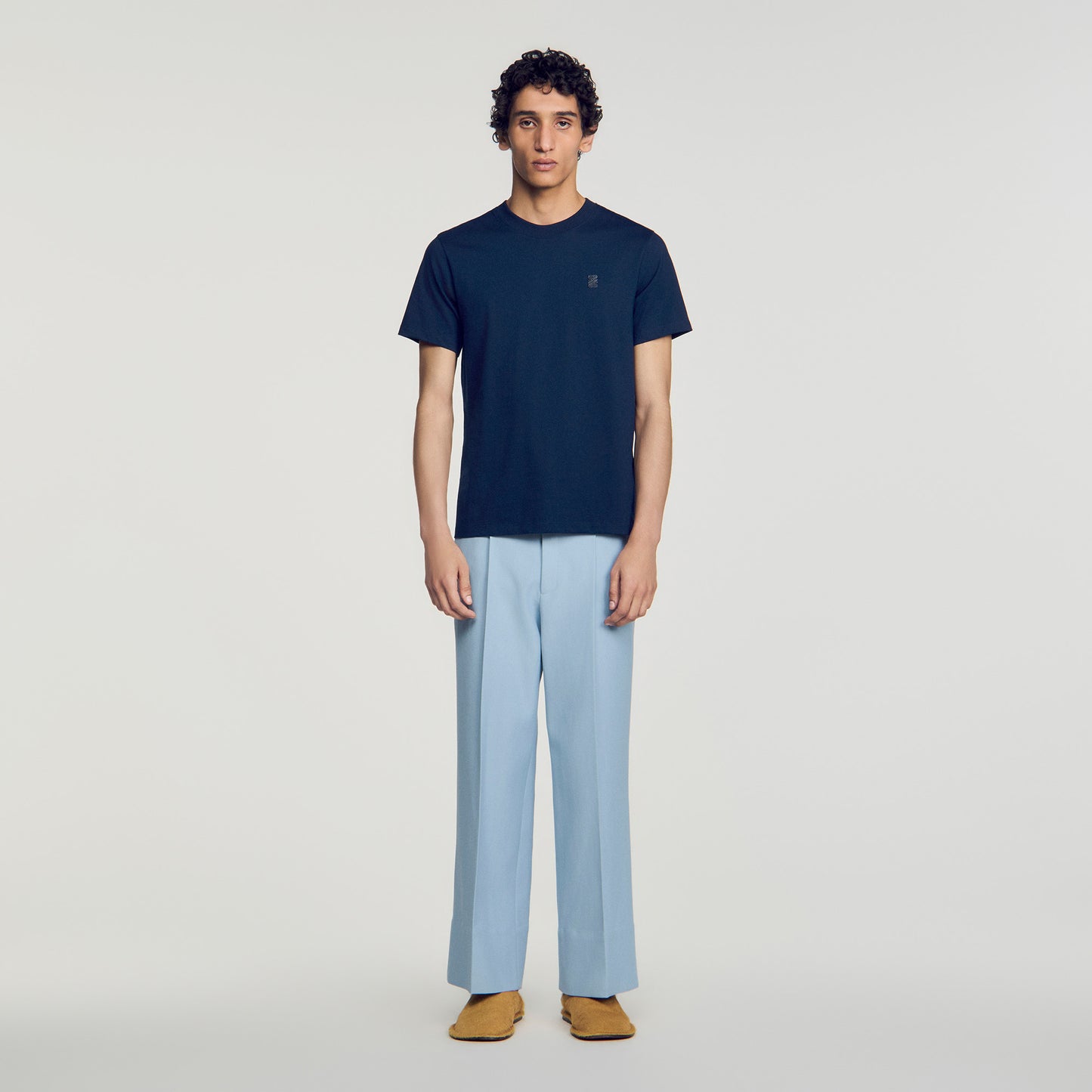 Tshirt Tonal Patch 4S Cotton Logo T-Shirt Royal Blue