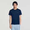 Tshirt Tonal Patch 4S Cotton Logo T-Shirt Royal Blue
